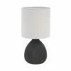 Desk lamp Versa Black Ceramic 14 x 28 x 14 cm