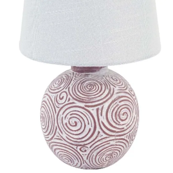 Galda lampa Versa Brūns Keramika 18 x 30 x 18 cm