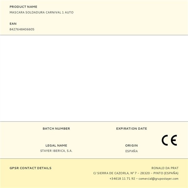 suvirinimo ekranas Stayer