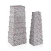 Universalių dėžučių rinkinys Versa Širdelės Kartonas 15 Dalys 35 x 16,5 x 43 cm