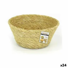 Monikäyttöinen kori Privilege Meriruoho Pyöreä 18 x 8 cm (24 osaa)