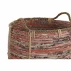 Basket set DKD Home Decor Peach Natural (3 Pieces)
