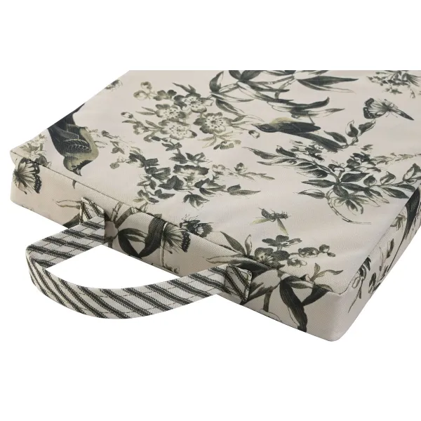Floor cushion Home ESPRIT Vihreä Beige Puuvilla Polyesteri 40 x 25 x 4 cm