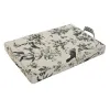 Floor cushion Home ESPRIT Green Beige Cotton Polyester 40 x 25 x 4 cm