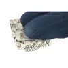 Floor cushion Home ESPRIT Green Beige Cotton Polyester 40 x 25 x 4 cm