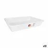 Tvarkyklių padėklų rinkinys Dem Bob Balta 8,6 L 50 x 34 x 8 cm (12 vnt.)