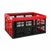 Saliekama Kaste ar Rokturiem Tontarelli Voilà Sarkans 45 L 53 x 37 x 27 cm (10 gb.)