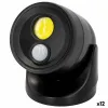 LED Light with Movement Sensor Aktive Plastic 10,5 x 12,5 x 13,5 cm (12 Units)