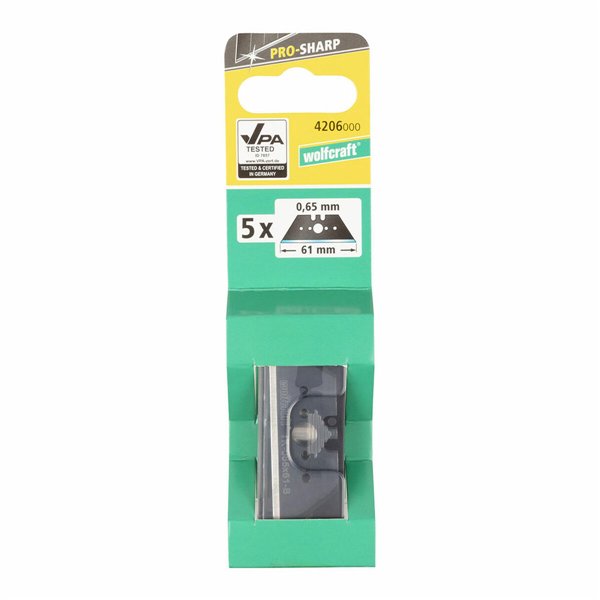 Replacement blades Wolfcraft Steel (5 Units)