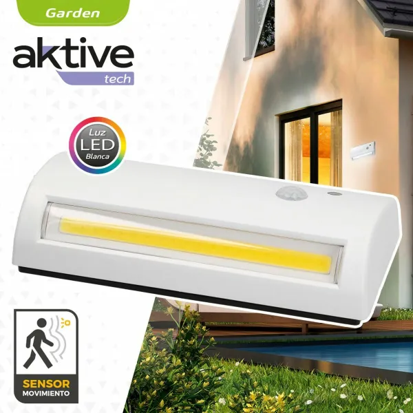 Светодиодная лампа Aktive 14,5 x 3,5 x 6,5 cm Стена Внешний (12 штук)