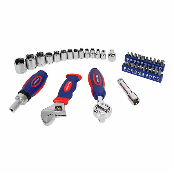 Holkkisetti Workpro 3/8" 38 Kappaletta