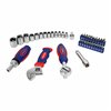 Holkkisetti Workpro 3/8" 38 Kappaletta