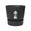 Plant pot Elho Black Plastic Circular Modern Ø 47 cm