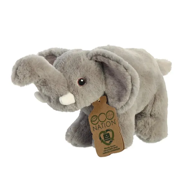 Eco Nation – Plush Toy / Cuddly Elephant 27 cm Eco-Friendly