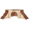 Дом для грызунов Kerbl 37 x 37 x 16 cm Коричневый Деревянный грызуны