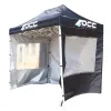 Teltan Seinä OCC Motorsport OCCCARP31 Racing Musta Polyesteri 420D Oxford 3 x 2 m Ikkuna 2 osaa