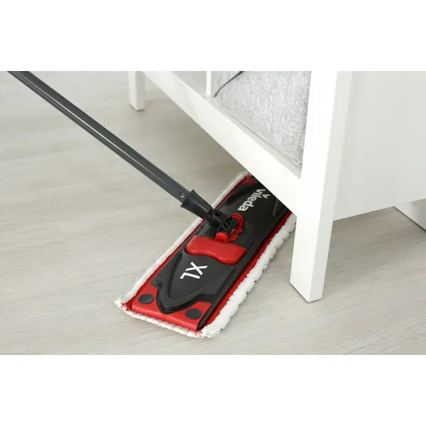 Mop with Bucket Vileda Ultramat Turbo XL Juoda Raudona Mikro audinys