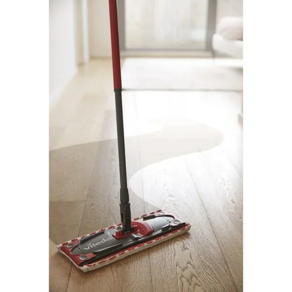 Mop with Bucket Vileda Ultramax Чёрный Красный Пластик волокно