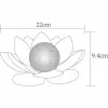Desk lamp Galix Waterlily Grey