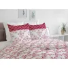 Duvet cover set HOME LINGE PASSION White Burgundy 220 x 240 cm 3 Pieces
