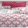 Pussilakanasetti HOME LINGE PASSION Valkoinen Burgundi 220 x 240 cm 3 Kappaletta