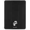 Karl Lagerfeld Book Cover Saffiano Magnetic Karl & Choupette - Case iPad Air 13” M3 (2025) / iPad Air 13” M2 (2024) (black)