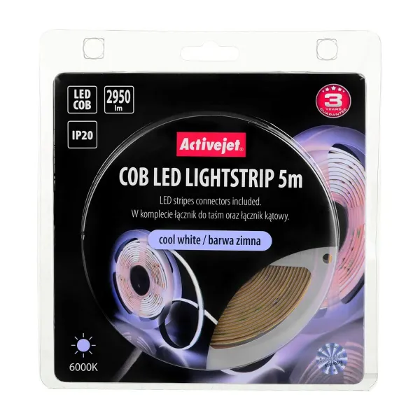 LED juostos Activejet AJE-COB 5m zim Ne F 30 W