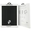 Karl Lagerfeld Book Cover Saffiano Magnetic Karl & Choupette - Case iPad Air 13” M3 (2025) / iPad Air 13” M2 (2024) (black)