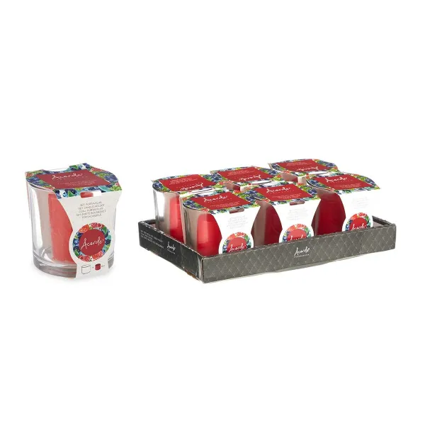 Ароматизированная свеча Acorde Красные ягоды Стакан (6 штук)