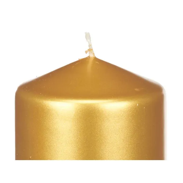 Candle Acorde Golden 7 x 20 x 7 cm (12 Units)