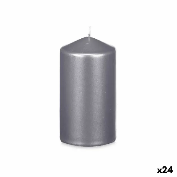 Kynttilä Acorde Hopeinen 7 x 13 x 7 cm (24 osaa)