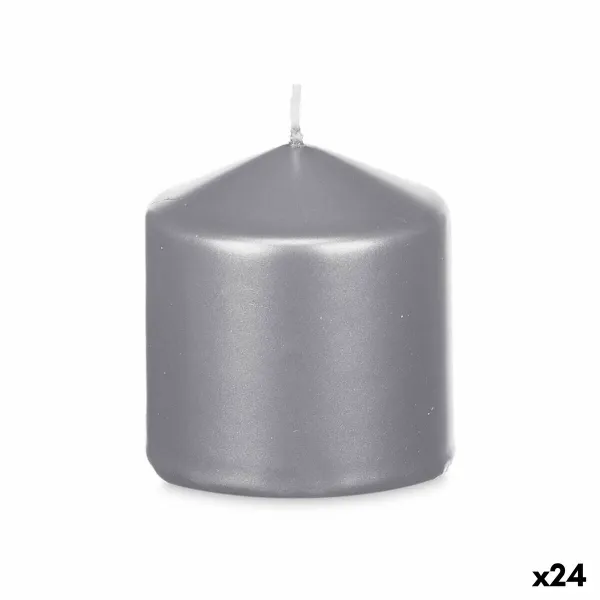 Kynttilä Acorde Hopeinen 7 x 7,5 x 7 cm (24 osaa)
