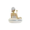 Koristehahmo Home ESPRIT Valkoinen Taivaansininen Välimeren 17,5 x 10 x 10,5 cm (2 osaa)
