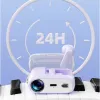 WEKOME S28 Pop Digital Series - Bluetooth V5.3 TWS wireless headphones with charging case with projector function (White)