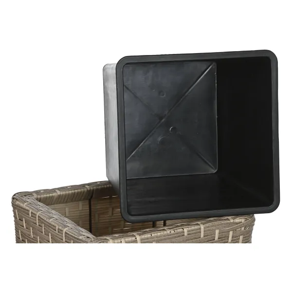 Набор кашпо Home ESPRIT полипропилен ротанг 40 x 40 x 36 cm