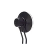 Toilet Brush Berilo Black Steel ABS 10 x 36 x 10 cm (12 Units)