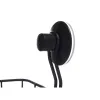 Shower Support Berilo Black Steel ABS 13,5 x 17 x 3 cm (12 Units)