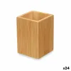 Toothbrush Holder Berilo Natural Bamboo Plastic 6,8 x 9,7 x 6,8 cm (24 Units)
