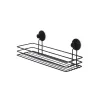 Shower Support Berilo Black Steel ABS 35 x 13 x 13 cm (12 Units)