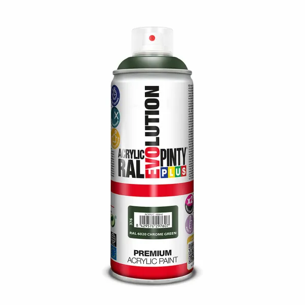 Spraymaali Pintyplus Evolution RAL 6020 Tummanvihreä 400 ml Kromattu