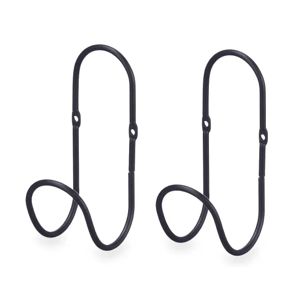 Hangers Gift Decor Musta Metalli Setti 2 Kappaletta (6 osaa)