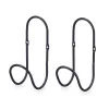 Kabliukai Gift Decor Juoda Metalinis Rinkinys 2 Dalys (6 vnt.)
