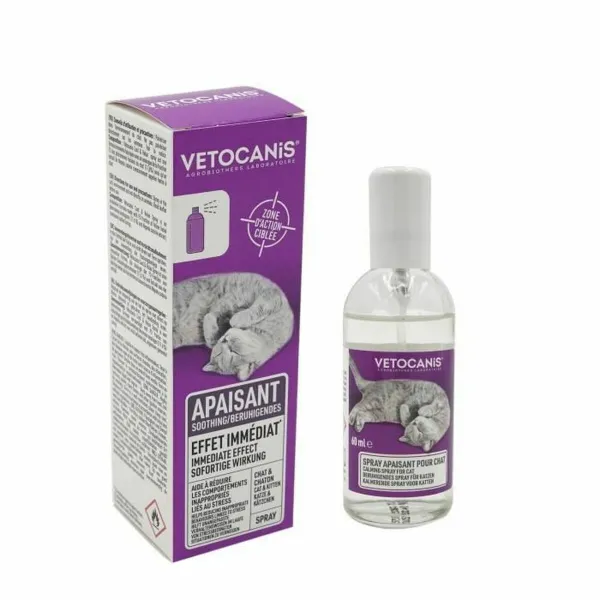 Успокаивающий гель мгновенного действия Vetocanis 60 ml Расслабляющий кот