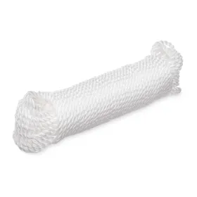 Aukla veļas piekāršanai Balts Plastmasa 20 m 8 x 24 x 5 cm 5 x 24 x 6 cm 0,6 x 2000 cm (24 gb.)