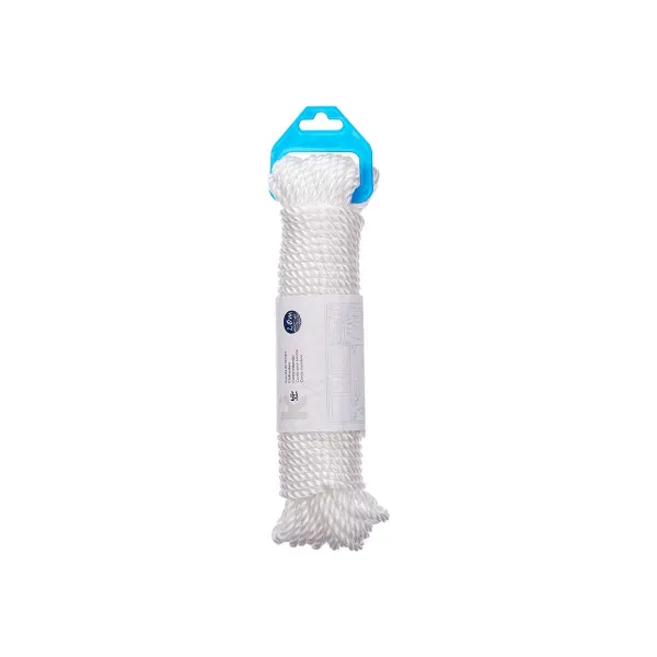 Washing Line White Plastic 20 m 8 x 24 x 5 cm 5 x 24 x 6 cm 0,6 x 2000 cm (24 Units)