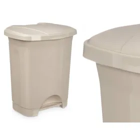 Мусорное ведро с педалью Бежевый Пластик 10 L (8 штук)