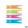 Drabužių kojelės Spalvotas Plastmasinis 7 x 1 cm 1 x 7 x 7 cm 10 x 20 x 3,5 cm 10 x 22 x 3,5 cm Rinkinys 24 Dalys (24 vnt.)