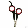 Кусачки для ногтей Mascow Чёрный Красный 6 x 0,5 x 11,5 cm Домашние животные (24 штук)