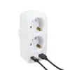 Настенная розетка с 2 портами USB TM Electron 3.1