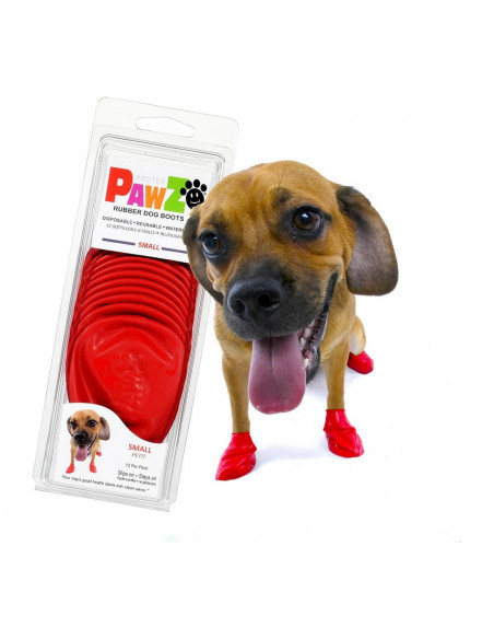 Boots Pawz Dog Red 20